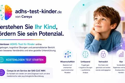 Ein Junge denkt nach. Kostenloser ADHS-Test für Kinder online, um Ihr Kind besser zu verstehen.