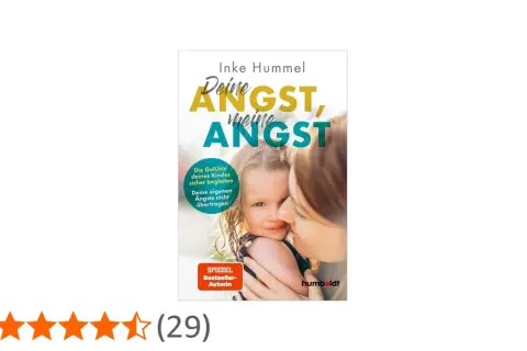Buchcover "Deine Angst, meine Angst" von Inke Hummel. Es zeigt eine Mutter, die ihr Kind tröstet, um **Angst bei Kindern** zu thematisieren.