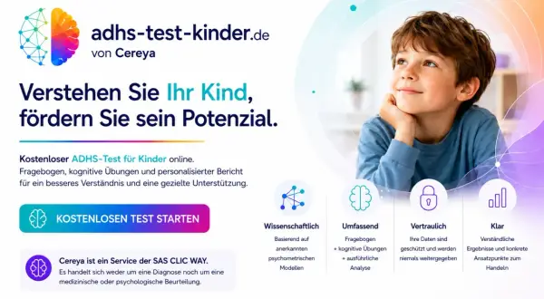 Ein Junge denkt nach. Kostenloser ADHS-Test für Kinder online, um Ihr Kind besser zu verstehen.