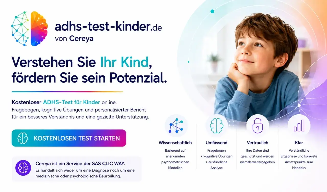 Ein Junge denkt nach. Kostenloser ADHS-Test für Kinder online, um Ihr Kind besser zu verstehen.